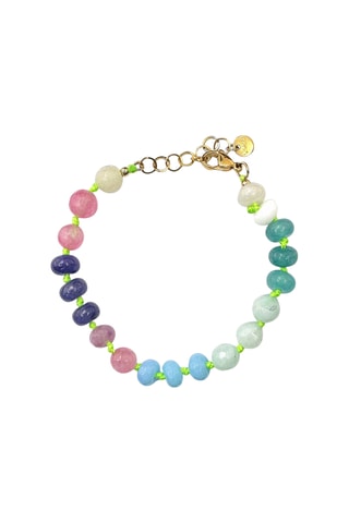 Bracelet Perles - Rose et bleu
