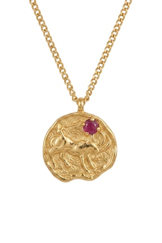 Collier Capricorne - Grenat