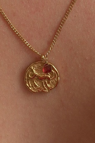 Collier Capricorne - Grenat