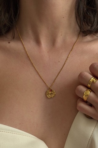 Collier Capricorne - Grenat