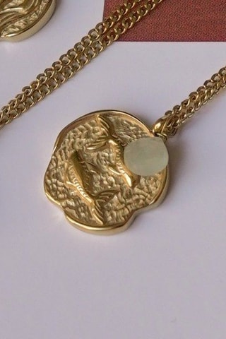Collier Poissons - Aigue-marine