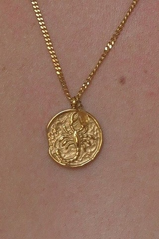 Collier Scorpion - Citrine