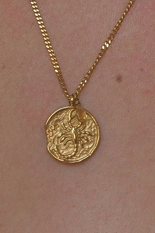 Collier Scorpion - Citrine