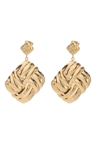 Boucles d'oreilles Epure - Doré