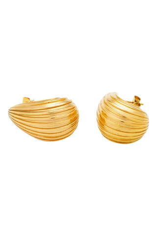Boucles d'oreilles Rivage - Doré