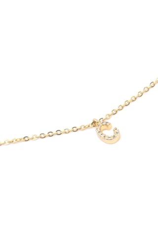 Collier Initiales C - Doré