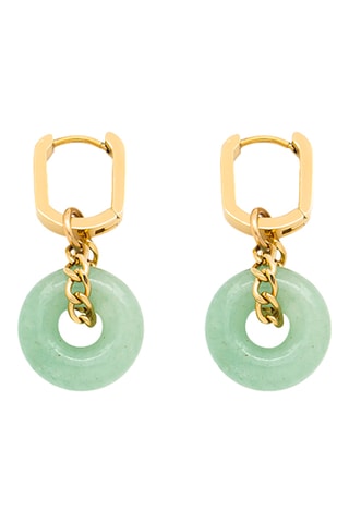 Boucles d'oreilles Maille - Pierre naturelle