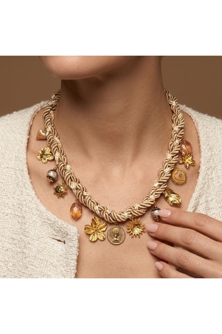 Collier Herbier - Doré