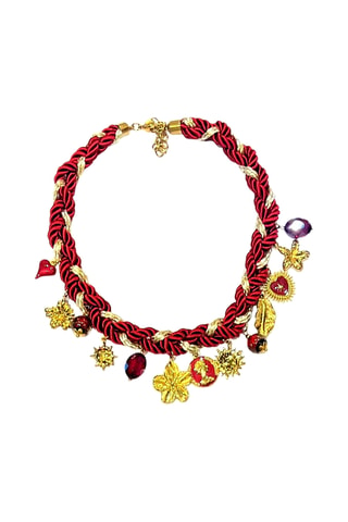 Collier Herbier - Rouge