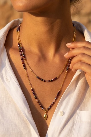 Collier Perles - Pierres naturelles