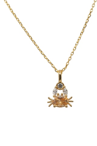 Collier Rivage - Doré et blanc