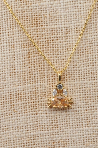 Collier Rivage - Doré et blanc
