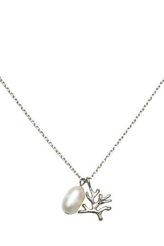 Collier Corail Email - Perle de culture d'eau douce