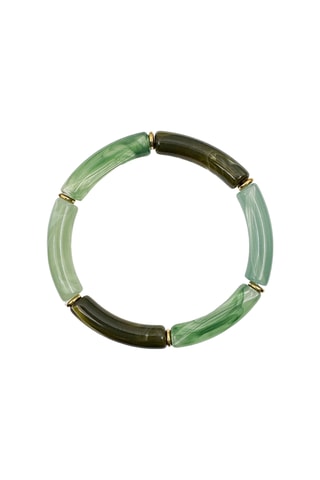 Jonc Résine - Vert et doré