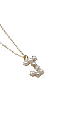 Collier Initiales J - Doré