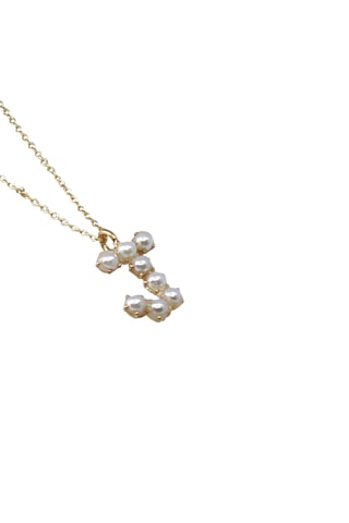 Collier Initiales J - Doré