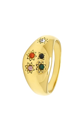 Bague Eclats - Doré et rose