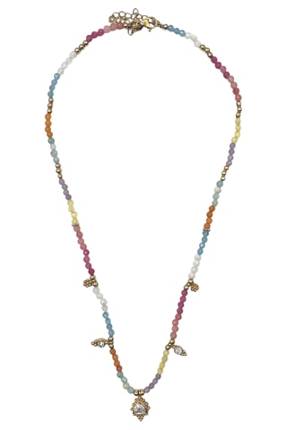Collier Perles - Rose et blanc