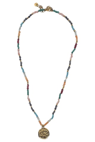Collier Perles - Bleu clair