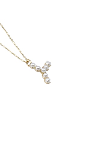Collier Initiales Y - Doré