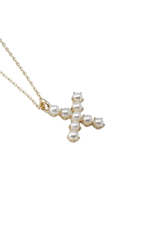Collier Initiales X - Doré