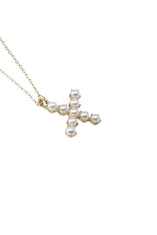 Collier Initiales X - Doré
