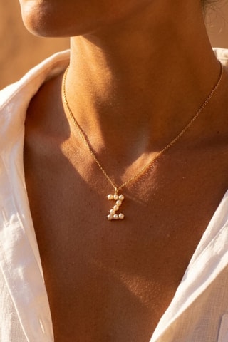 Collier Initiales Z - Doré