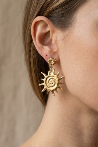 Boucles d'oreilles Epure - Doré
