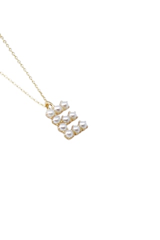 Collier Initiales E - Doré
