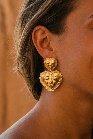 Boucles d'oreilles Epure - Doré