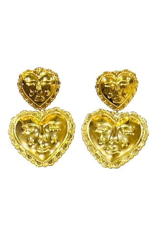 Boucles d'oreilles Epure - Doré