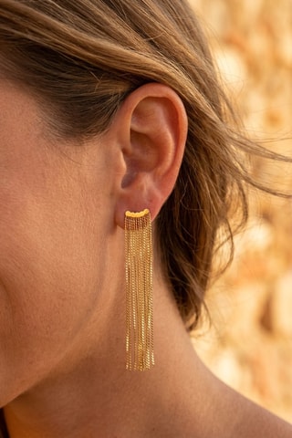 Boucles d'oreilles Maille - Doré