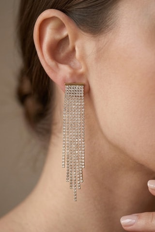 Boucles d'oreilles Eclats - Doré et argenté