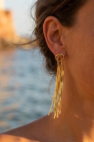Boucles d'oreilles Maille - Doré
