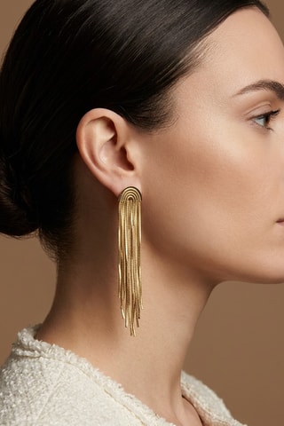 Boucles d'oreilles Epure - Doré