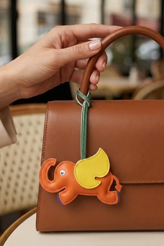 Porte-clés Bestiaire Eléphant - Orange
