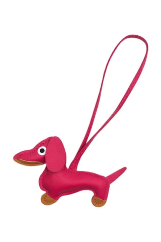 Porte-clés Bestiaire Teckel - Fuchsia