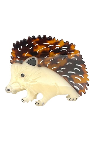 Pince à cheveux Bestiaire Hérisson - Marron