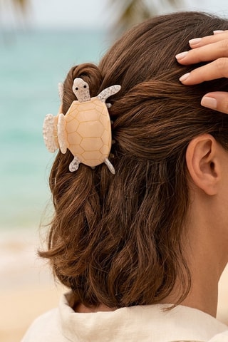 Pince à cheveux Rivage - Beige
