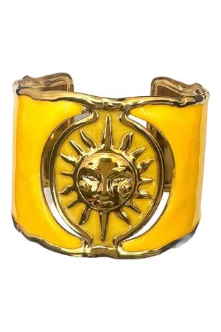 Bracelet Emaux - Jaune et doré