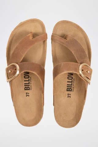 Sandales en nubuck - Marron