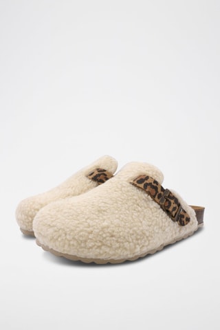 Sabots - Blanc, noir, beige et marron