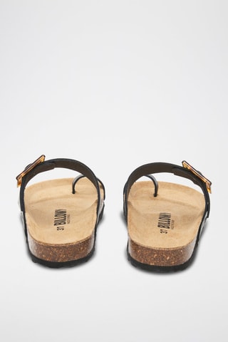 Mules en cuir - Noir