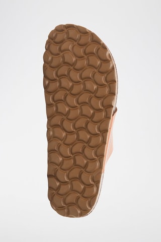 Mules en cuir - Orange