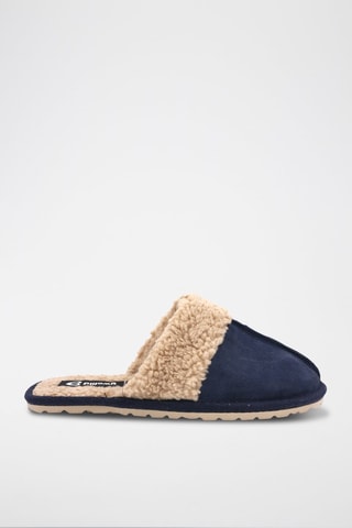 Chaussons en nubuck Matrix - Bleu