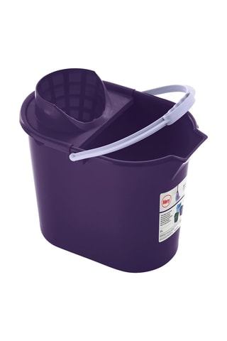 Cubo con escurridor - 12 l - Violeta