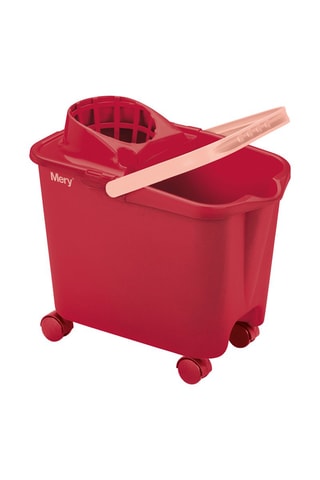 Cubo con escurridor - 14 l - Rojo