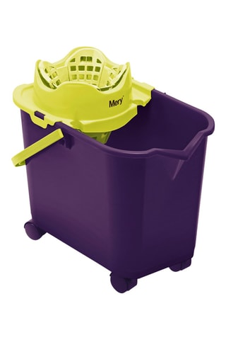 Cubo escurridor bifase con ruedas - 20 l