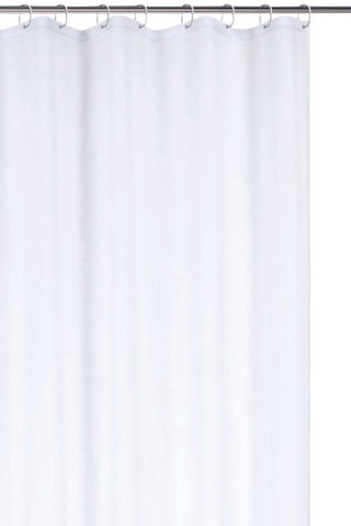 Cortina de ducha - 180 x 200 cm - Blanco y azul