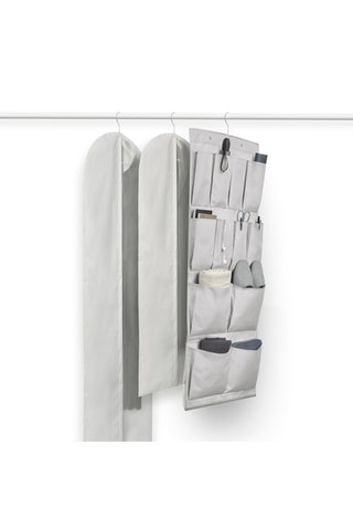 Organizador colgante - 150 x 45 cm - Gris